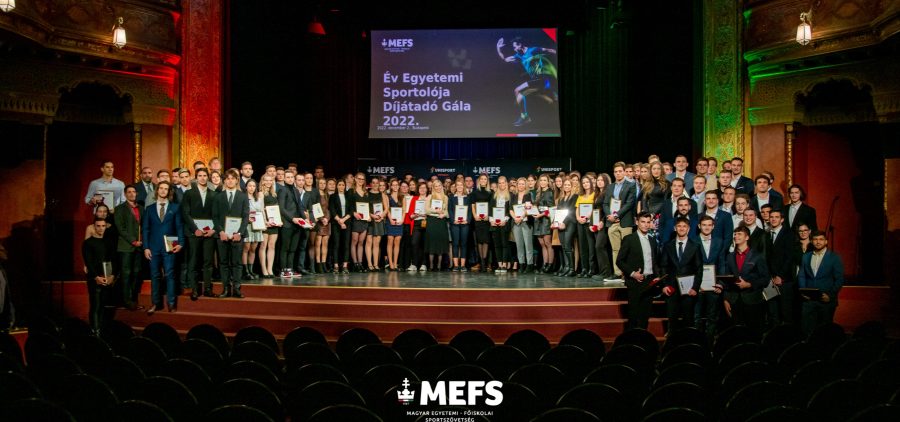 Világklasszis sportolók vehettek át díjat a MEFS Év Egyetemi Sportolója Díjátadó gáláján.