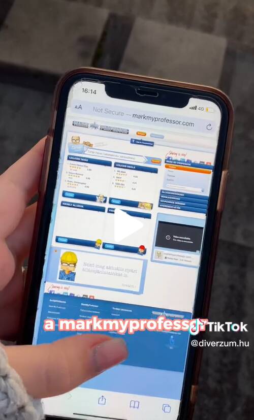 TUDOD MI A MARKMYPROFESSOR?