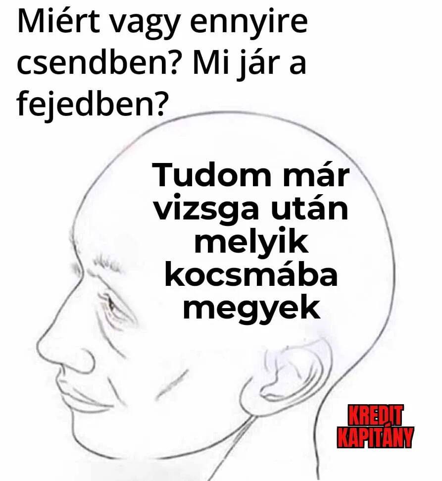 MI JÁR A FEJEDBEN?