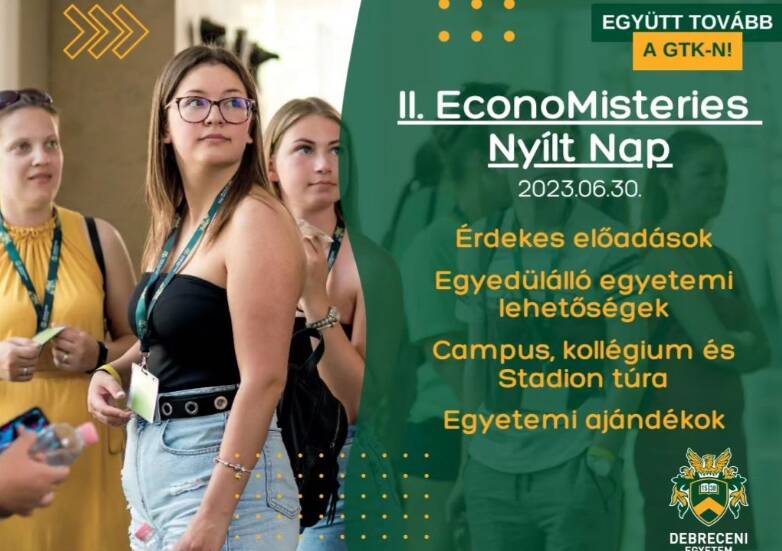 II. ECONOMISTERIES NYíLT NAP