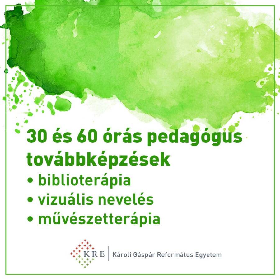 30 ÉS 60 ÓRÁS TOVÁBBKÉPZÉSEK A KRE-N