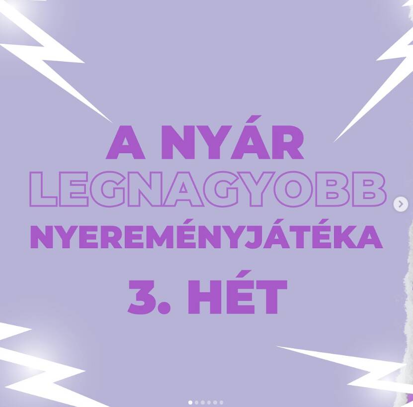 A NYÁR LEGNAGYOBB NYEREMÉNYJÁTÉKA