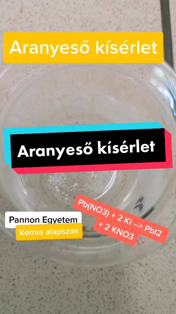 ARANYESŐ KÍSÉRLET