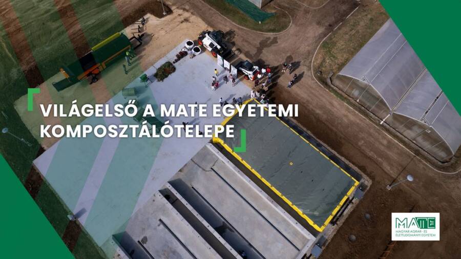 VILÁGELSŐ A MATE EGYETEMI KOMPOSZTÁLÓTELEPE