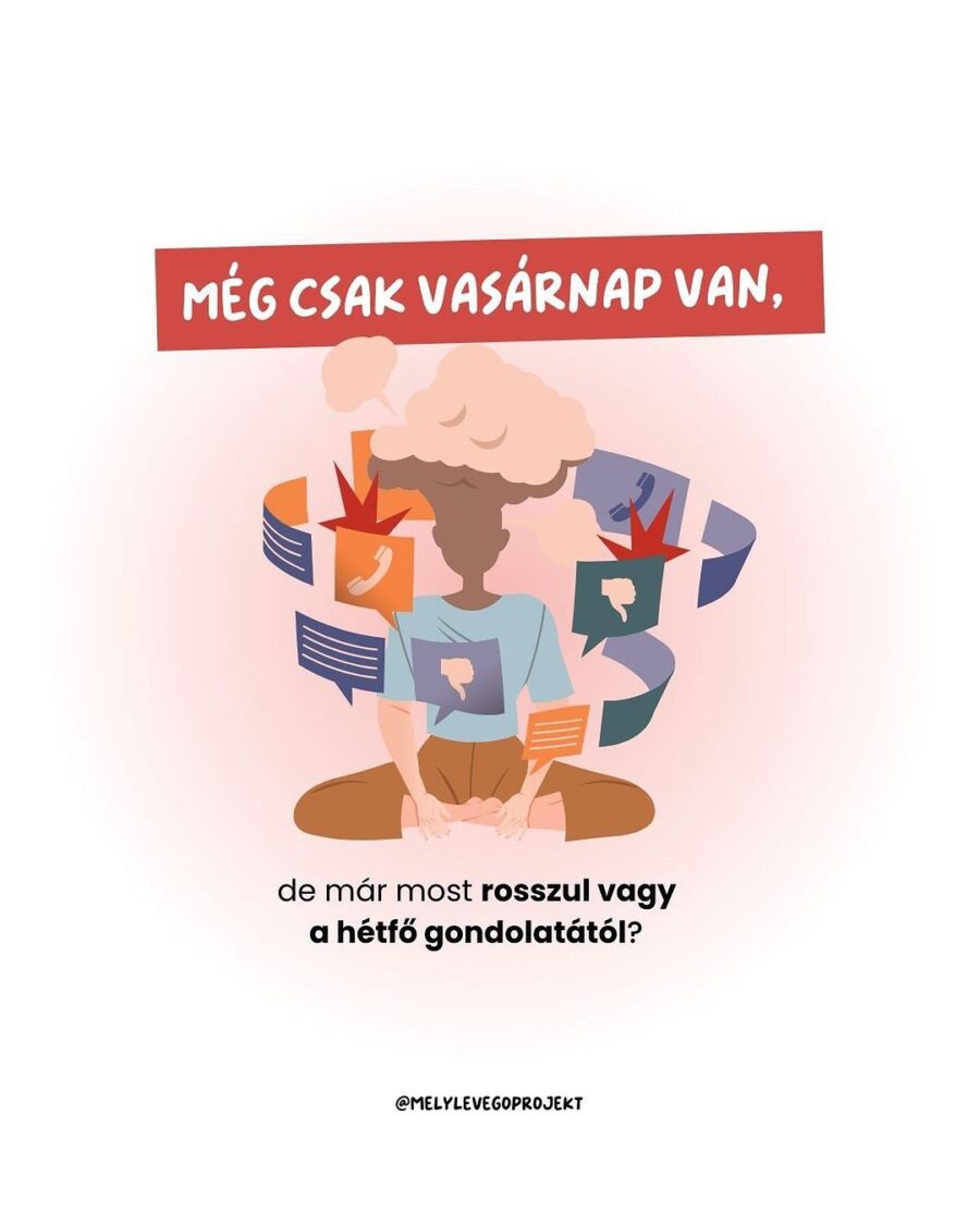 MÉG CSAK VASÁRNAP VAN, DE MÁR ROSSZUL VAGY A HÉTFŐ GONDOLATÁTÓL?