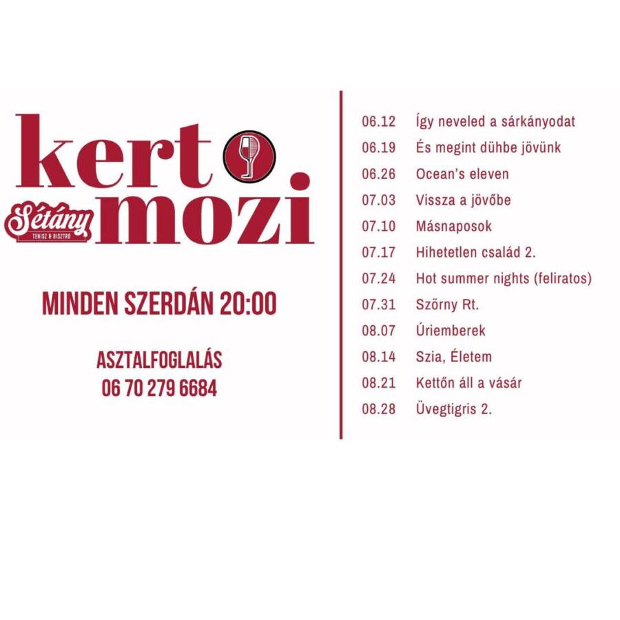 SZÖRNY RT.- KERTMOZI