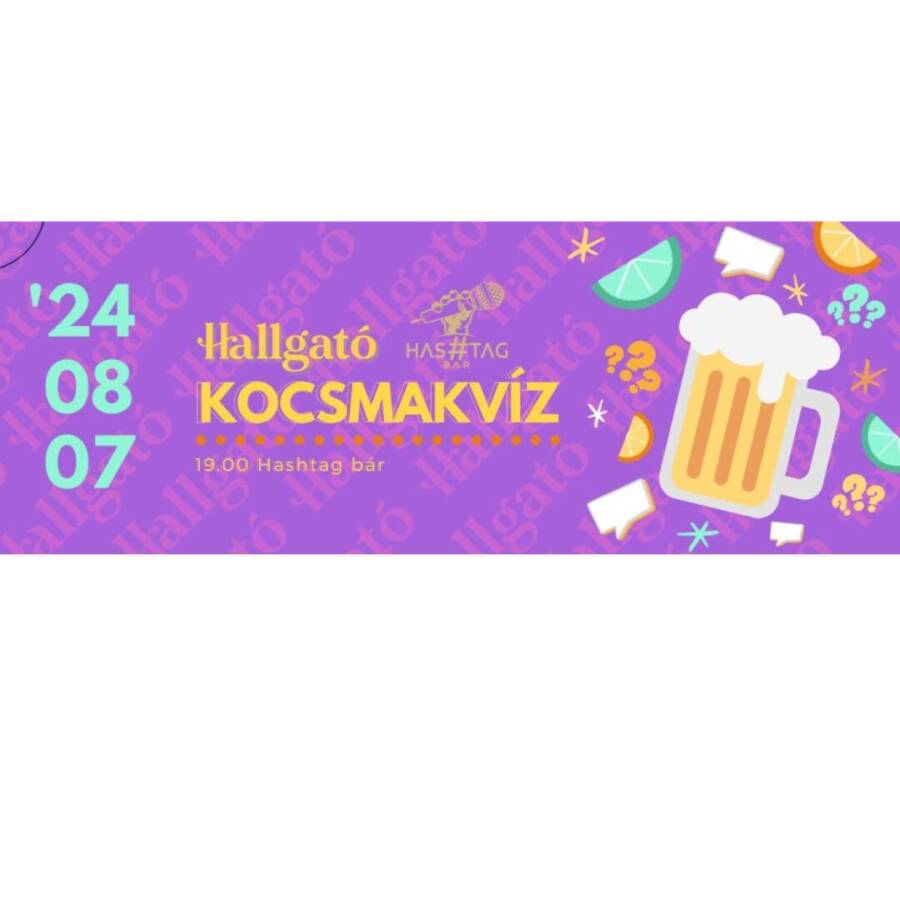 HALLGATÓ KOCSMAKVÍZ