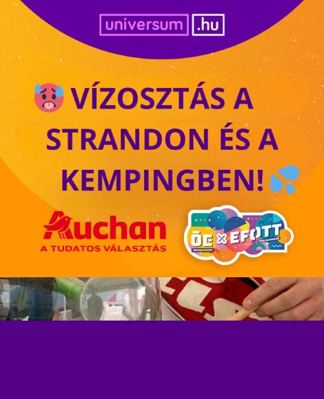 VÍZOSZTÁS AZ AUCHAN TÁMOGATÁSÁVAL