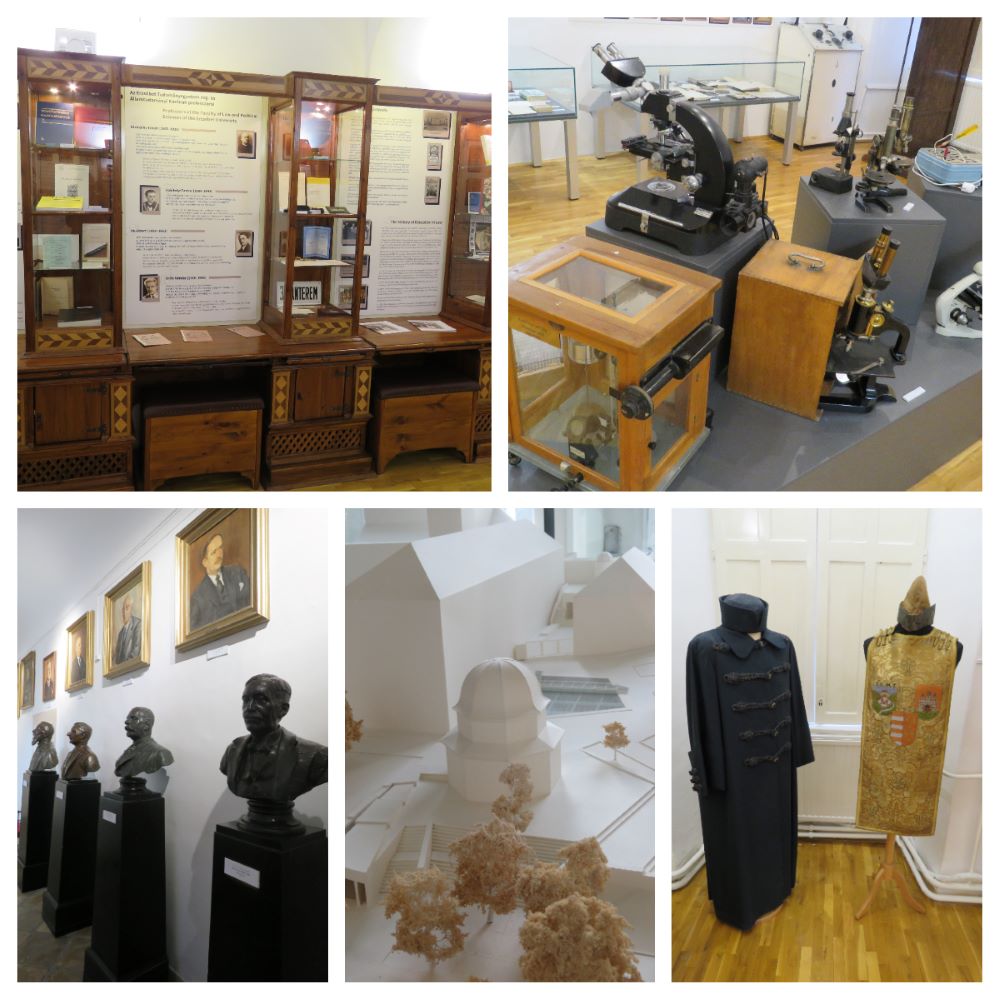 Egyetemtörténeti állandó kiállítás megtekintése, angol és magyar nyelvű kiállítás, Visit to the permanent exhibition on the history of the university, English and Hungarian language exhibition fotó