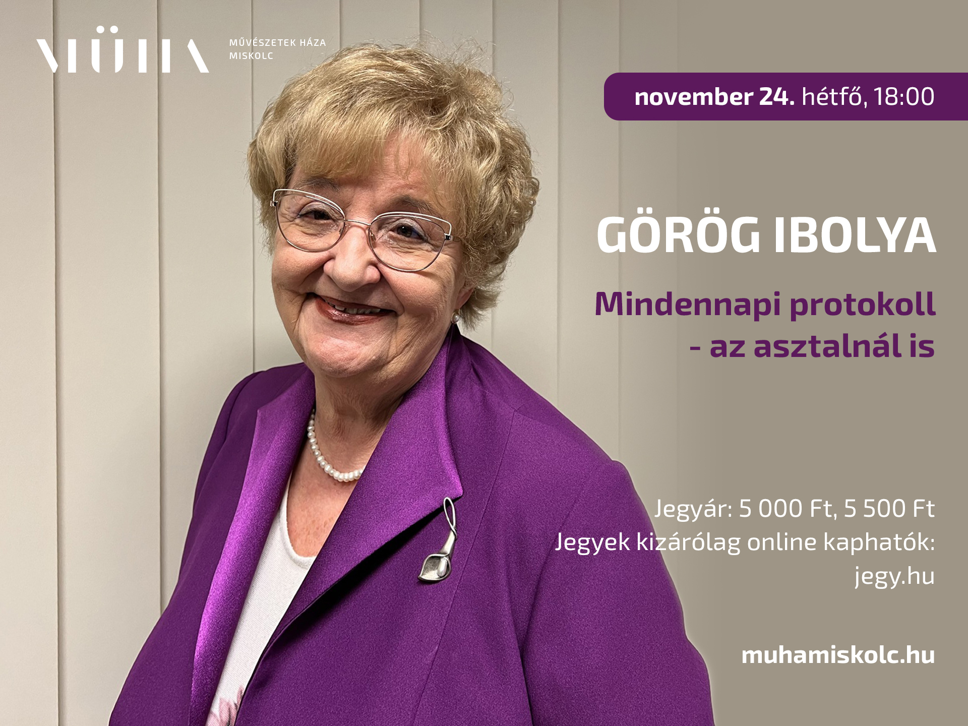 Görög Ibolya: Mindennapi protokoll – az asztalnál is Görög Ibolya: Mindennapi protokoll – az asztalnál is fotó