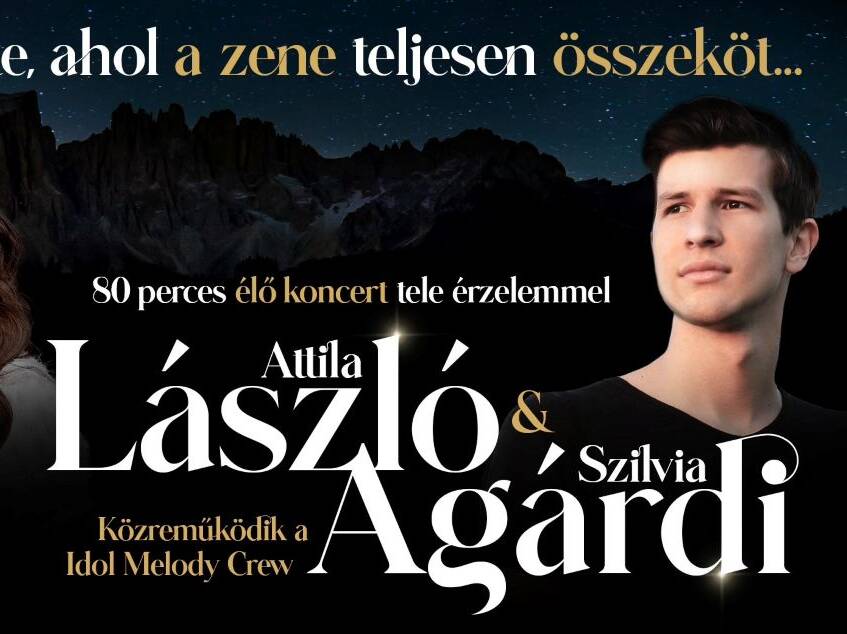 Agárdi Szilvi és László Attila élőzenekaros koncert fotó