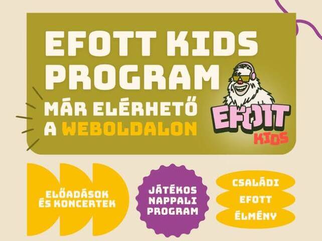 Megérkezett az EFOTT Kids programja