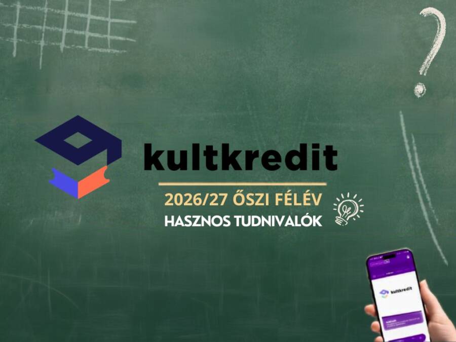 Indul a KultKredit őszi féléve: szeptember 20-án nyílik a jegyigénylés