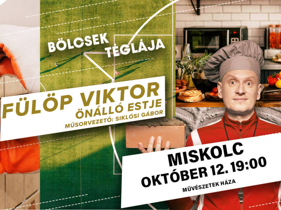 Bölcsek téglája – Fülöp Viktor önálló estje Bölcsek téglája – Fülöp Viktor önálló estje fotó